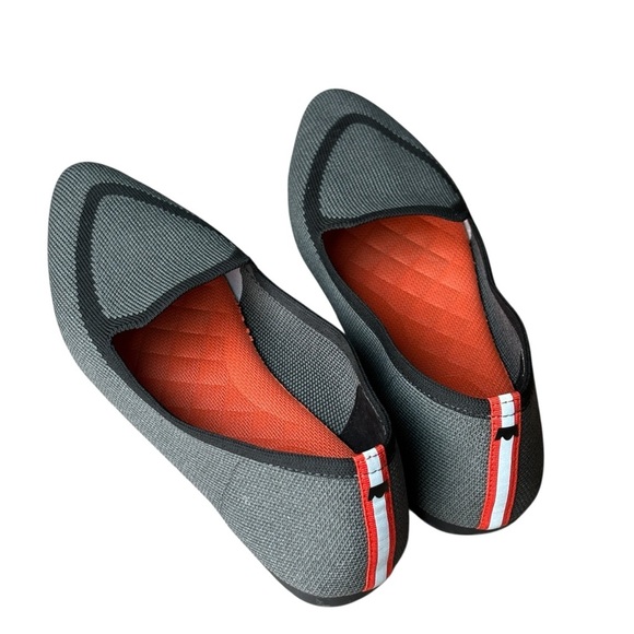 Judy + Birdies The Blackbird Heather Gray Knit Fabric Loafer Womens Size 6 - Picture 3 of 7